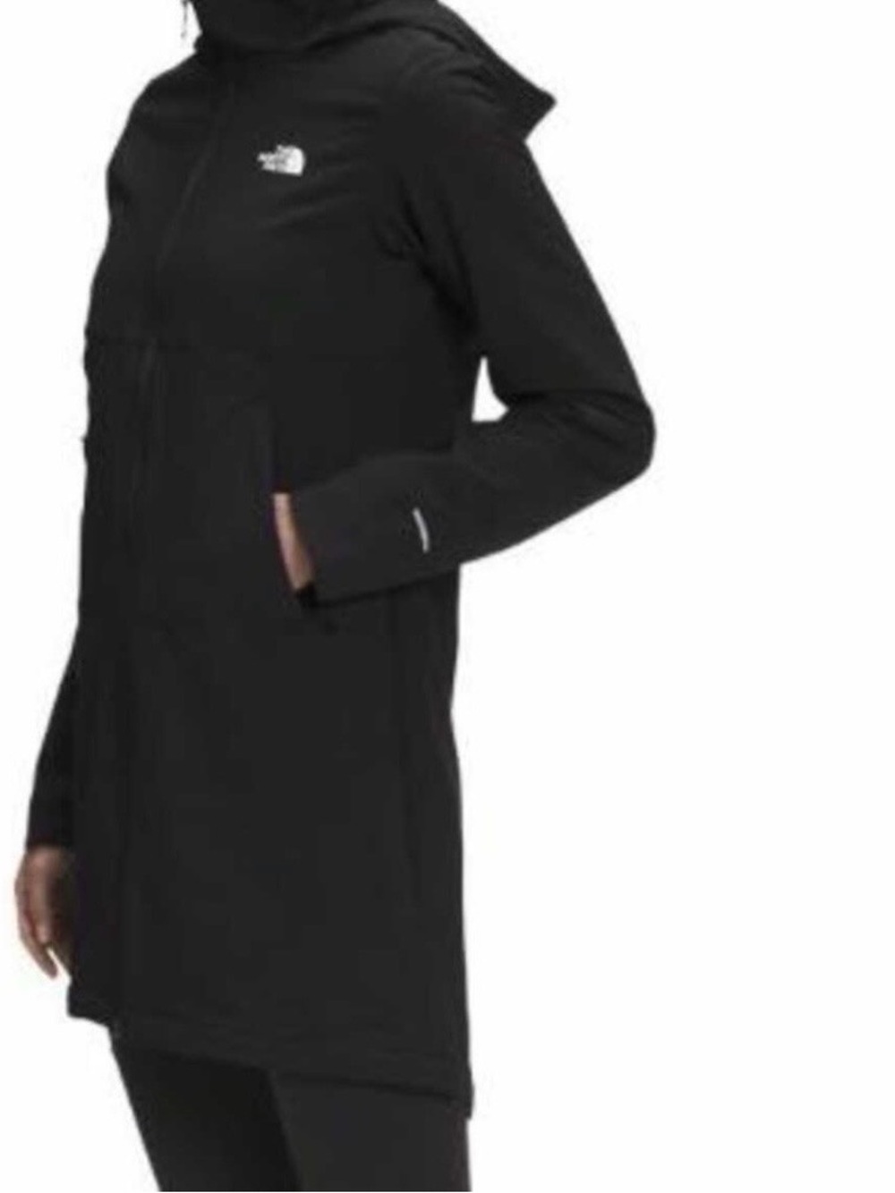 The North Face Black Hooded Jacket with Tag